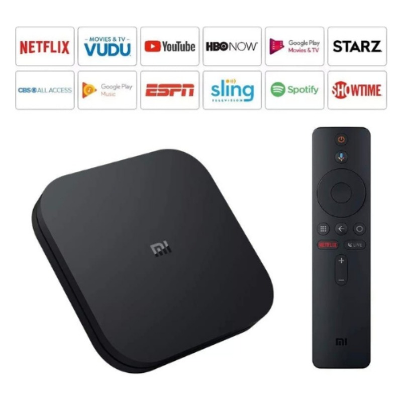 Xiaomi Mi Box S | 4K HDR Android TV with Google Assistant Remote Streaming Media Player4