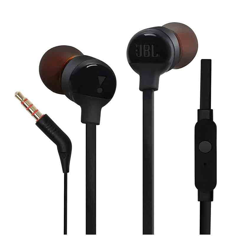 JBL Tune 110 in-Ear Headphones with Mic (Black)0