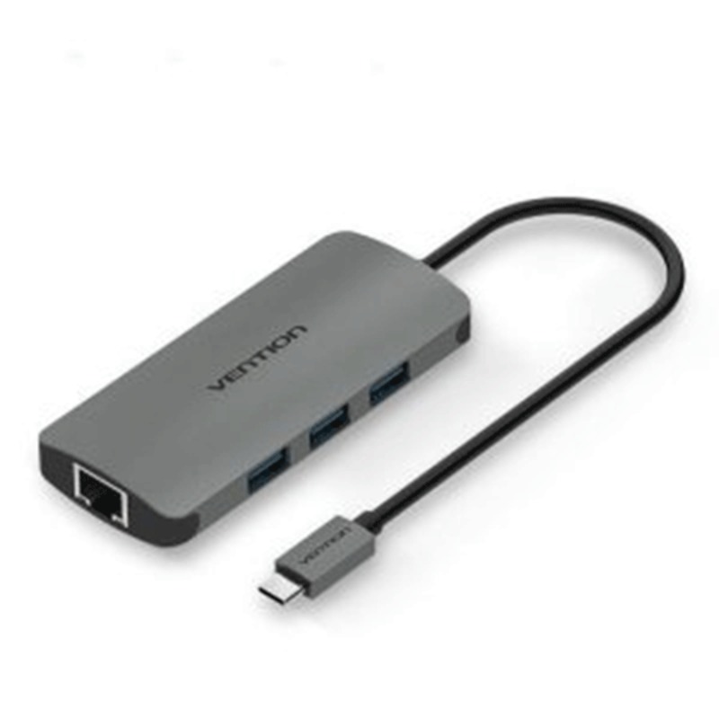VENTION USB 3.0 TO USB 3.0 HUB (3 PORTS) WITH GIGABIT ETHERNET ADAPTER0