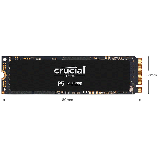 Crucial P5 3D NAND M.2 NVMe High Performance SSD – 500GB  (CT500P5SSD8)4