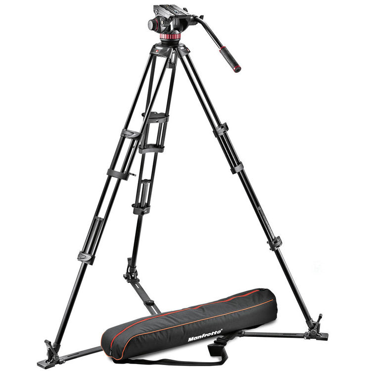 Manfrotto 502HD Ball Base Fluid Head / 546GB Tripod Kit0