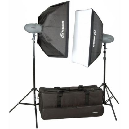 Visico Studio Flash VL 300 PLUS Softbox kit