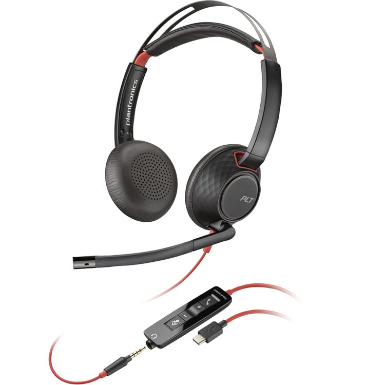 Poly Blackwire 5220 Stereo USB-C Headset 