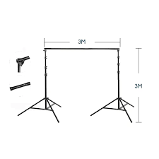 Jinbei JB10-3000FPG Background Stand (3m*3m)3