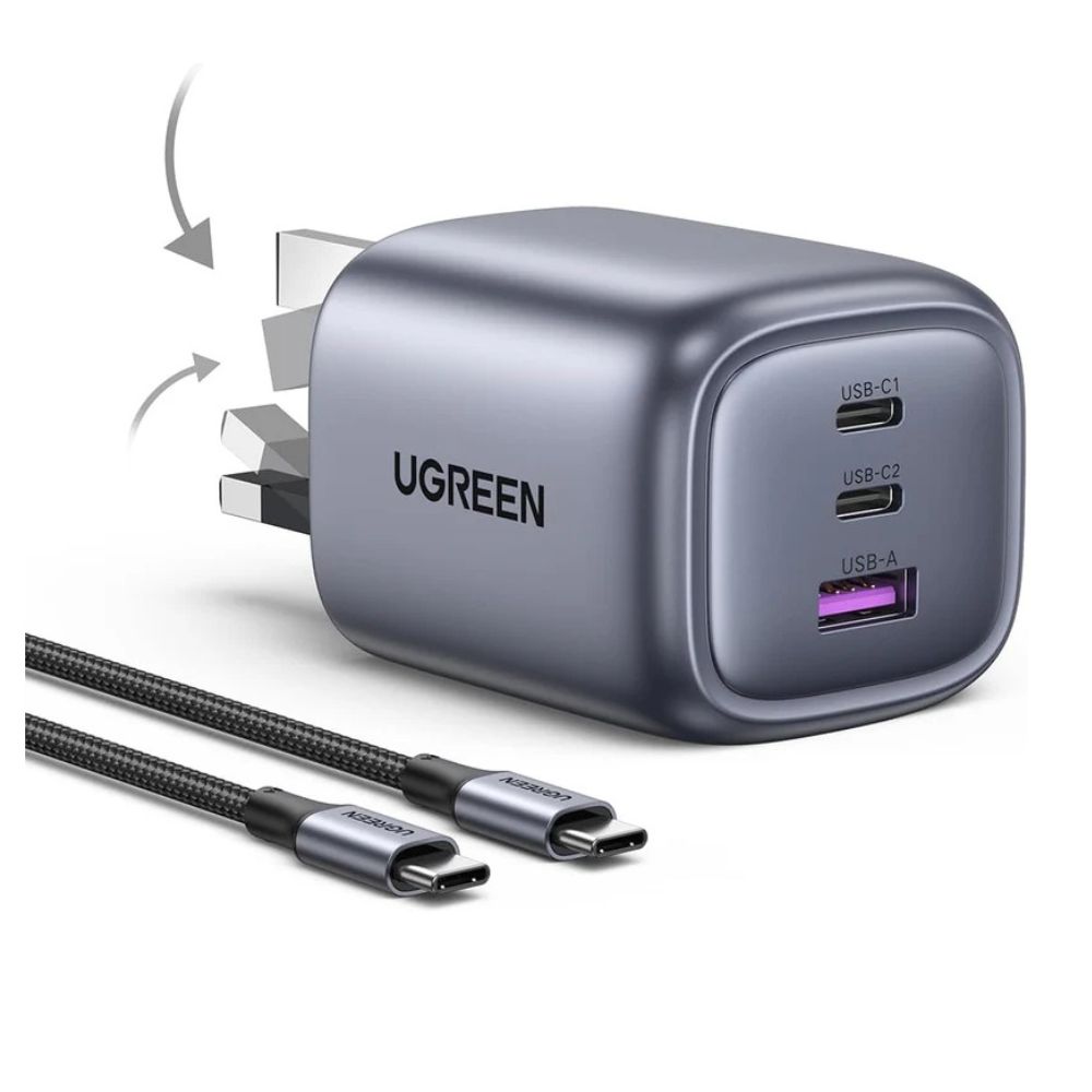 UGREEN X755 Nexode Pro 65W 3-Port GaN Fast Charger-UG-25872