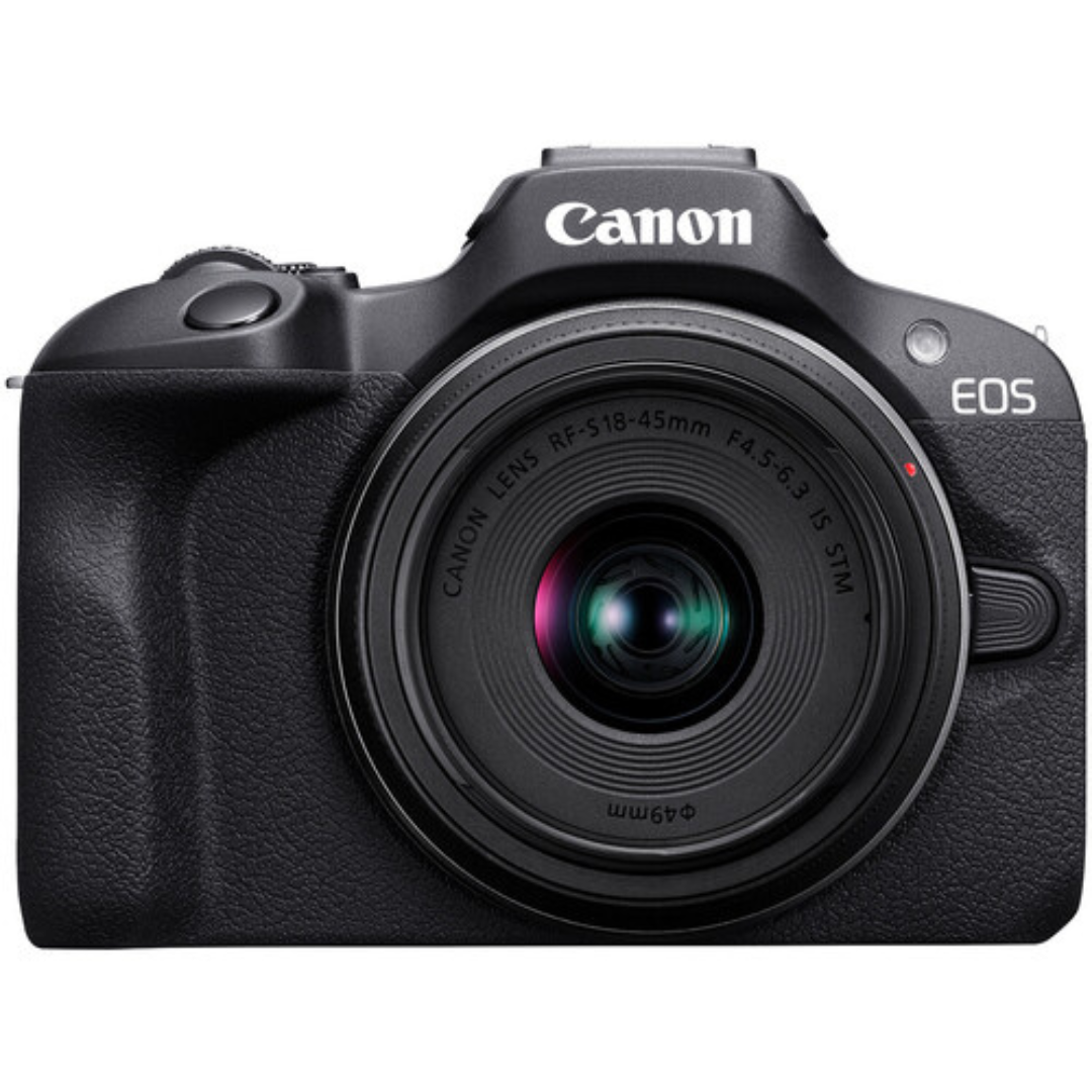 Canon EOS R100 Mirrorless Camera with RF-S18-45mm F4.5-6.3 IS STM Lens Kit and 55-210mm Lenses Kit0