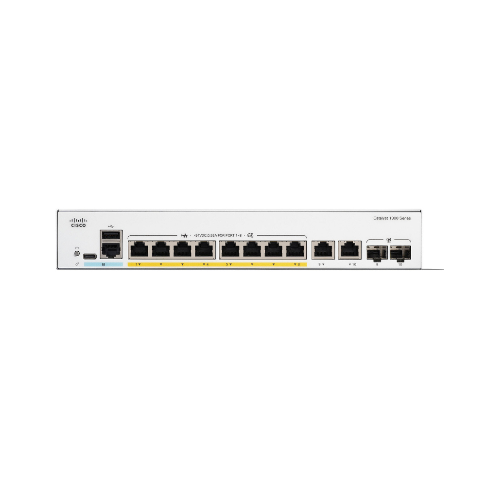 Cisco Catalyst 1300 8-Port Full PoE Gigabit Switch