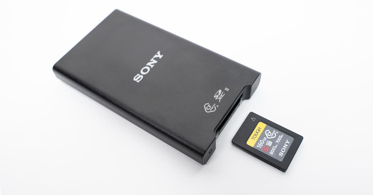 Sony MRW-G2 CFexpress Type A/SD Memory Card Reader 3
