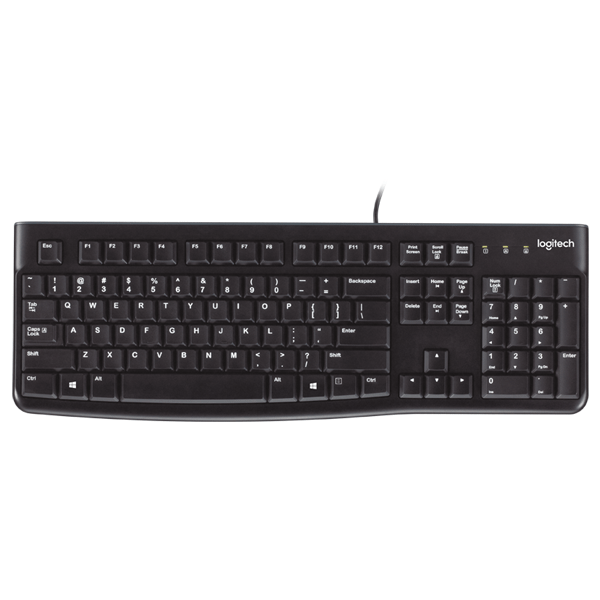 Logitech K120 Keyboard, USB, 920-0025082