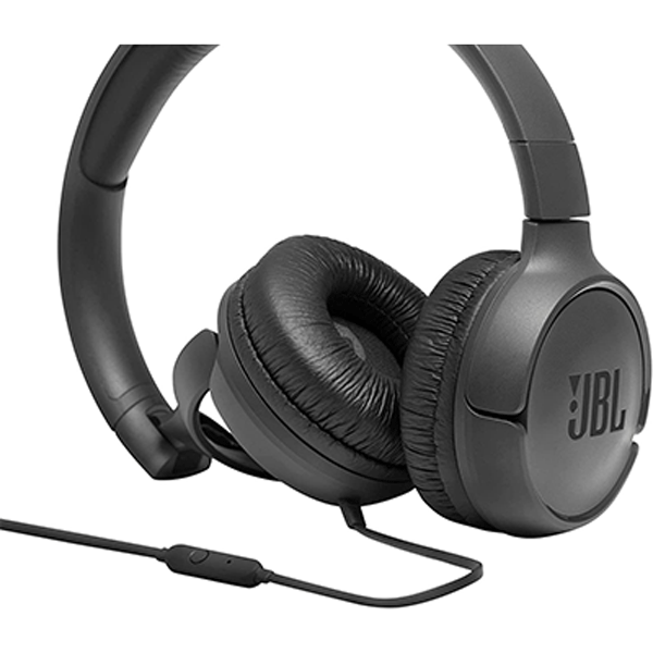 JBL TUNE 500 - Wired On-Ear Headphones - Black4