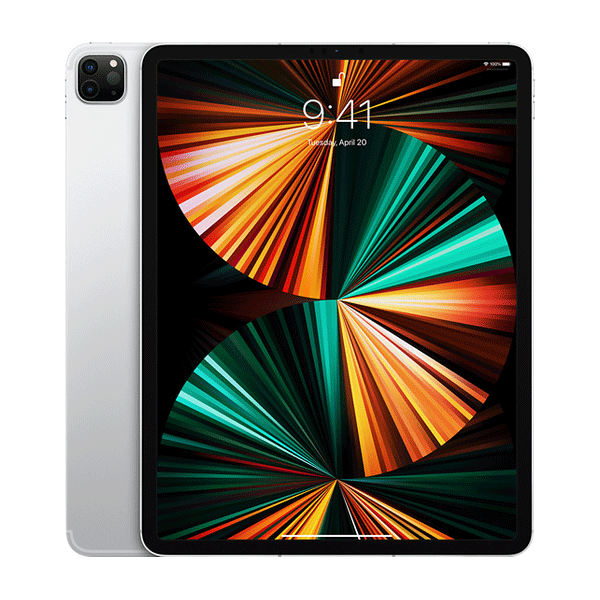 apple ipad pro (12.9-inch, wi-fi + cellular, 256gb) - silver (4th 