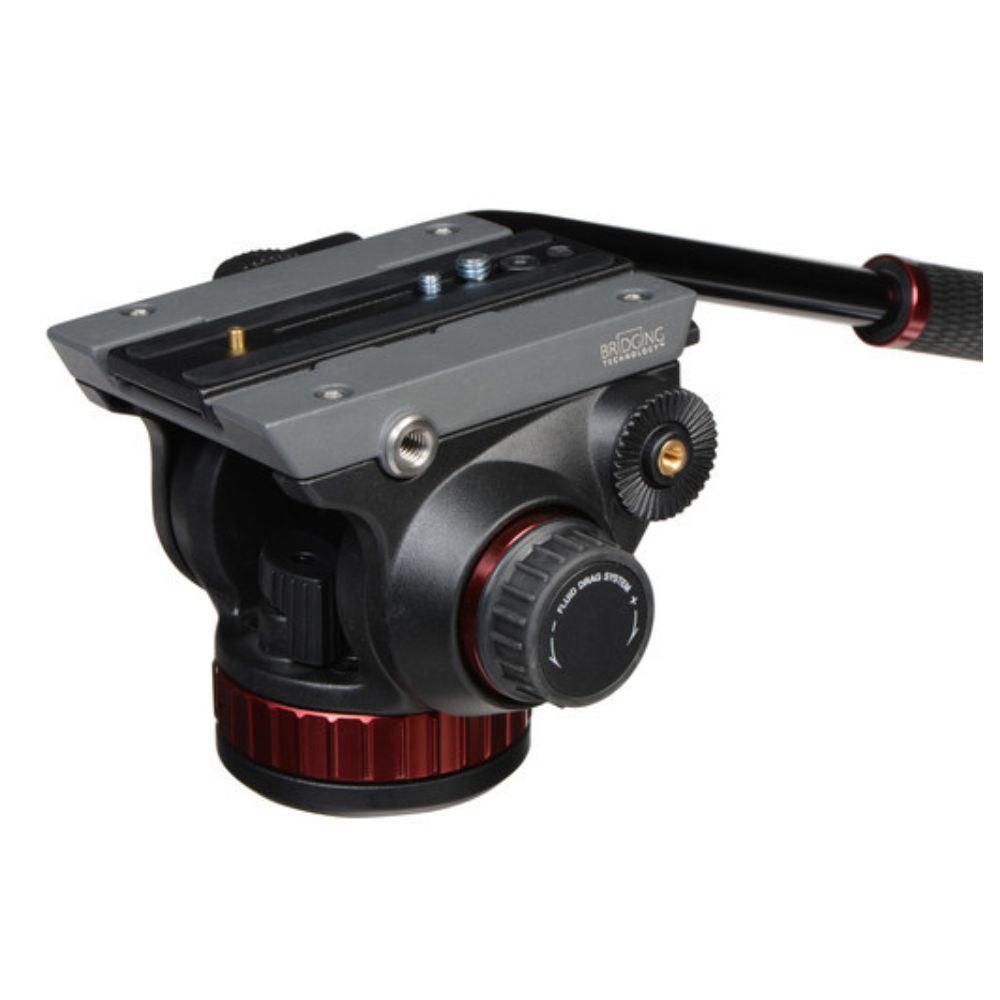 MANFROTTO MVH502AH PRO VIDEO HEAD FLAT BASE TRIPOD HEAD