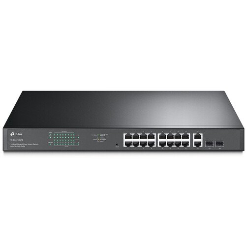 TP-Link TL-SG2218P JetStream™ 18-Port Gigabit Smart Switch with 16-Port PoE+2