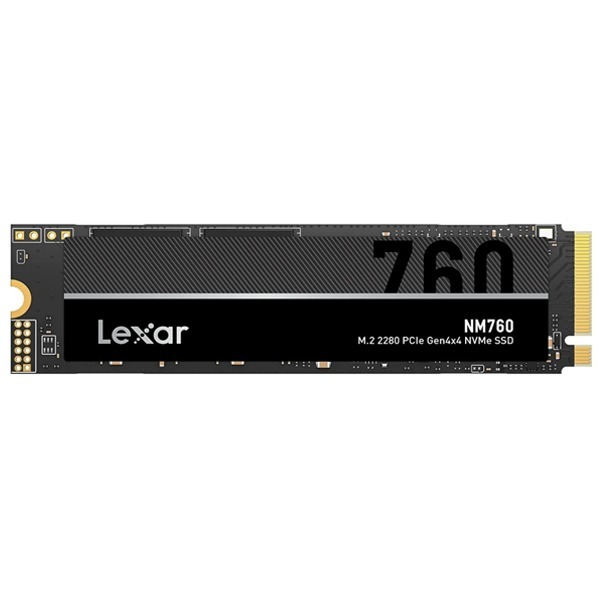 LEXAR LNM760 internal SSD M.2 PCIe Gen 4*4 NVMe 2280 – 512GB – LNM760X512G-RNNNG