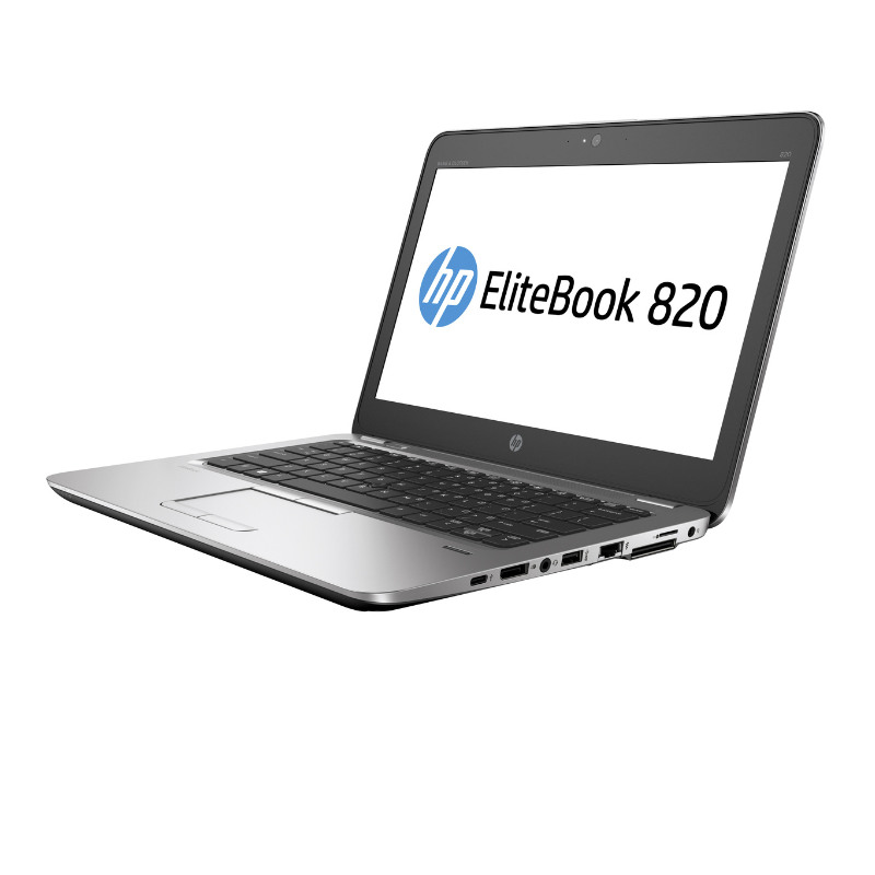 HP EliteBook 820 G4 12.5 HD, Core i5-7200U 2.5GHz, 16GB RAM, 256GB Solid State Drive, Windows 10 Pro 64Bit, CAM, No Touch4