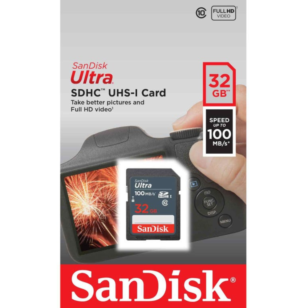 SanDisk 32GB Ultra SD Memory Card SDHC UHS-I Class 10 (SDSDUNR-032G-GN3IN)2