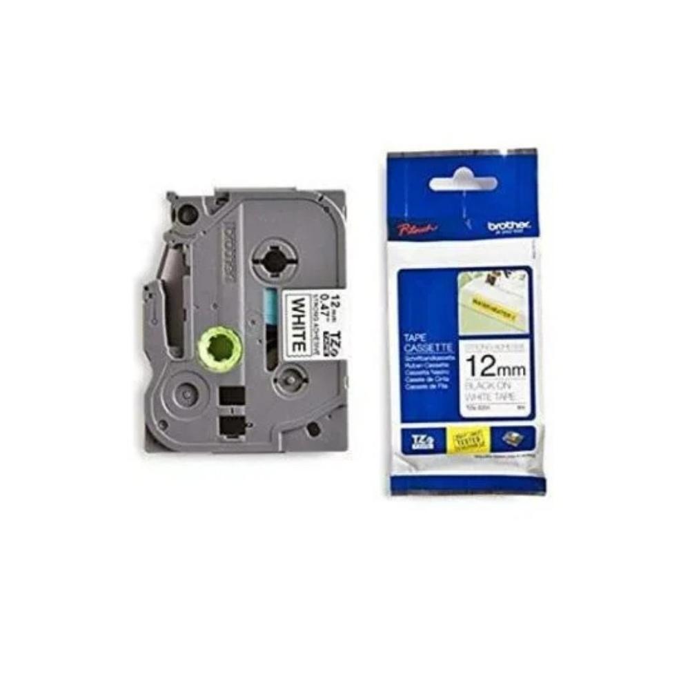 Brother TZe-335 White on Black Laminated Tape3