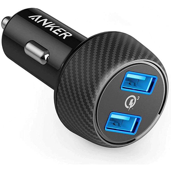 Anker Quick Charge 3.0 39W Dual USB Car Charger Adapter, PowerDrive Speed 24