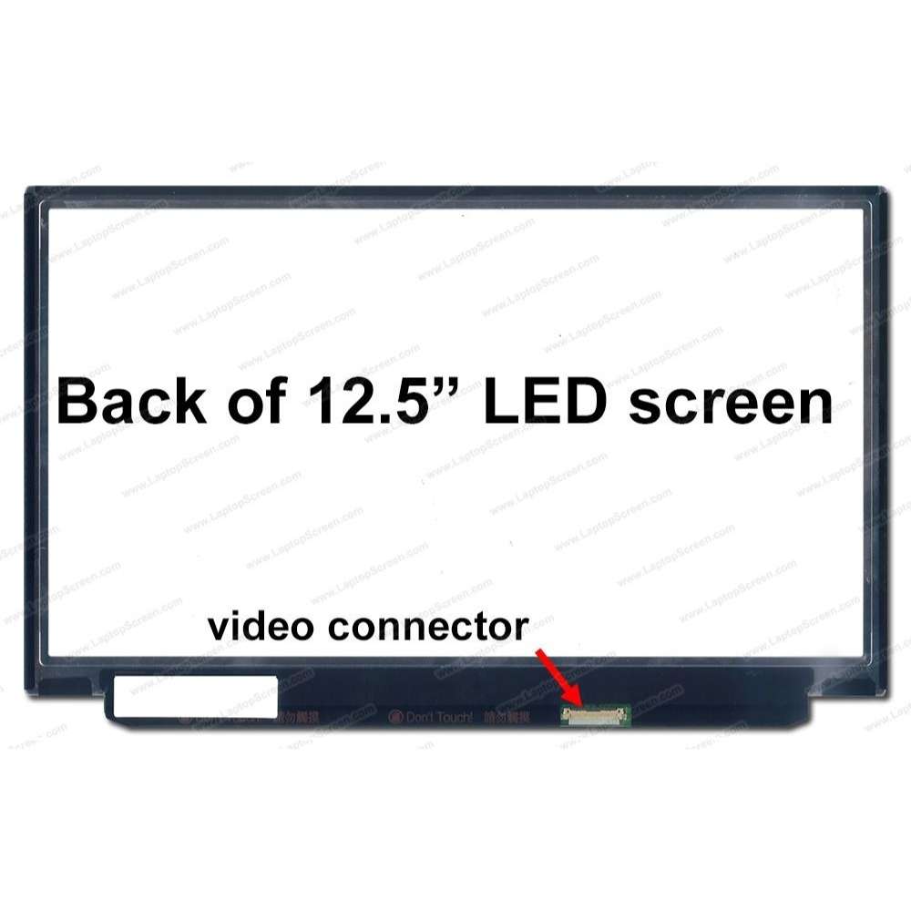 12.5 Slim Normal Connector Laptop Screen0