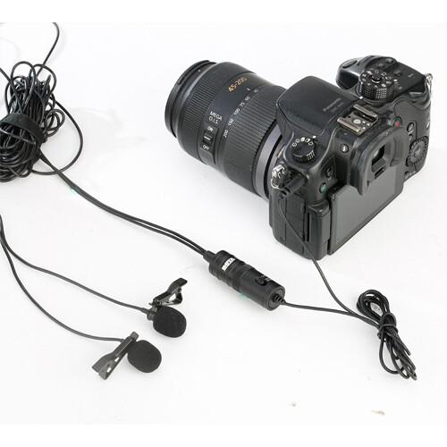 BOYA BY-M1DM Dual Omnidirectional Lavalier Microphone3