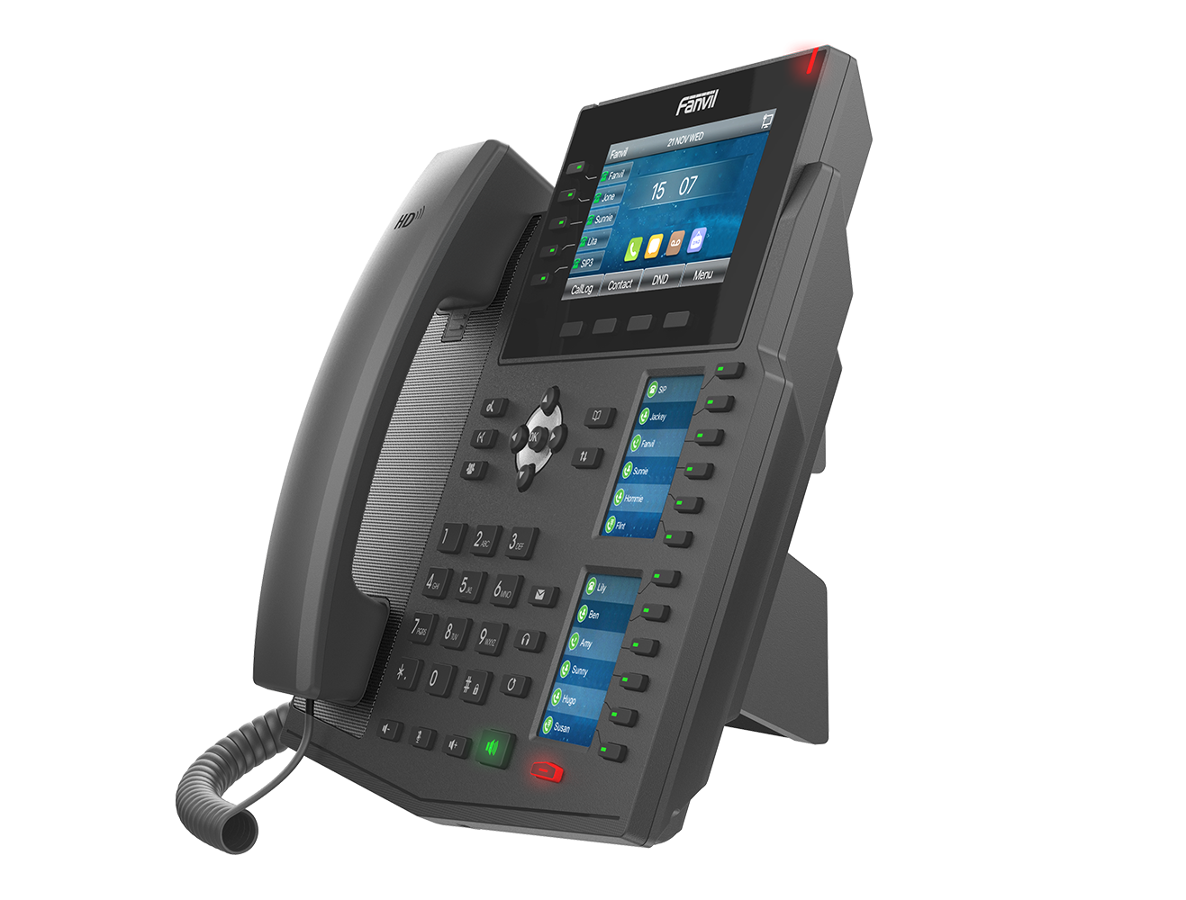 Fanvil X6U 6-Line Gigabit IP Phone – Premium VoIP Power4