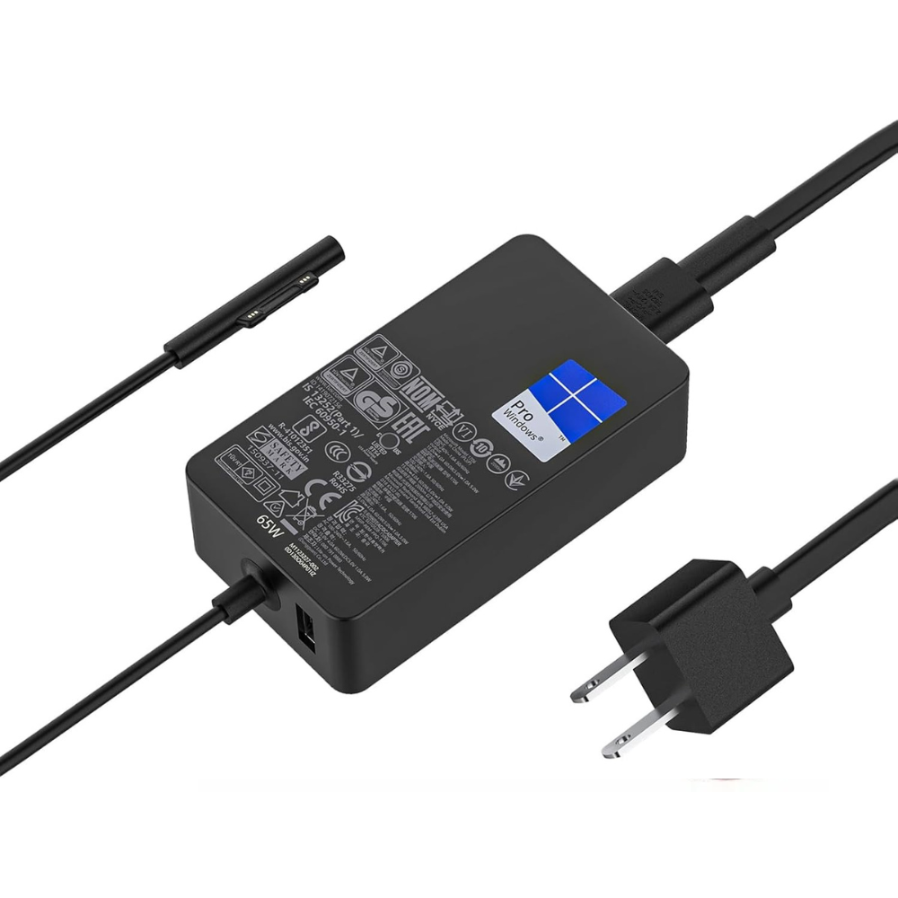 Adapter comptible with Microsoft 1800 1625 1736 65W 15V 4A-17062
