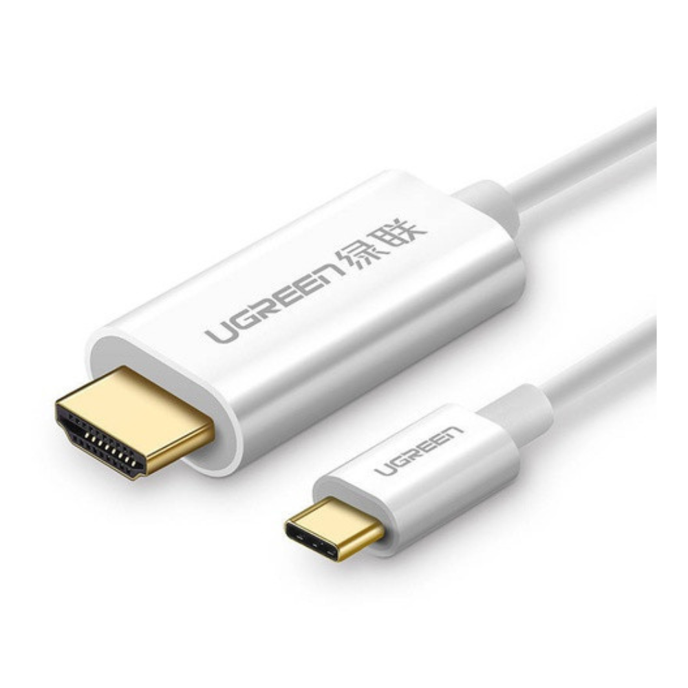 UGREEN USB-C Male to HDMI Male Cable 1.5m-White-MM121-UG-308410