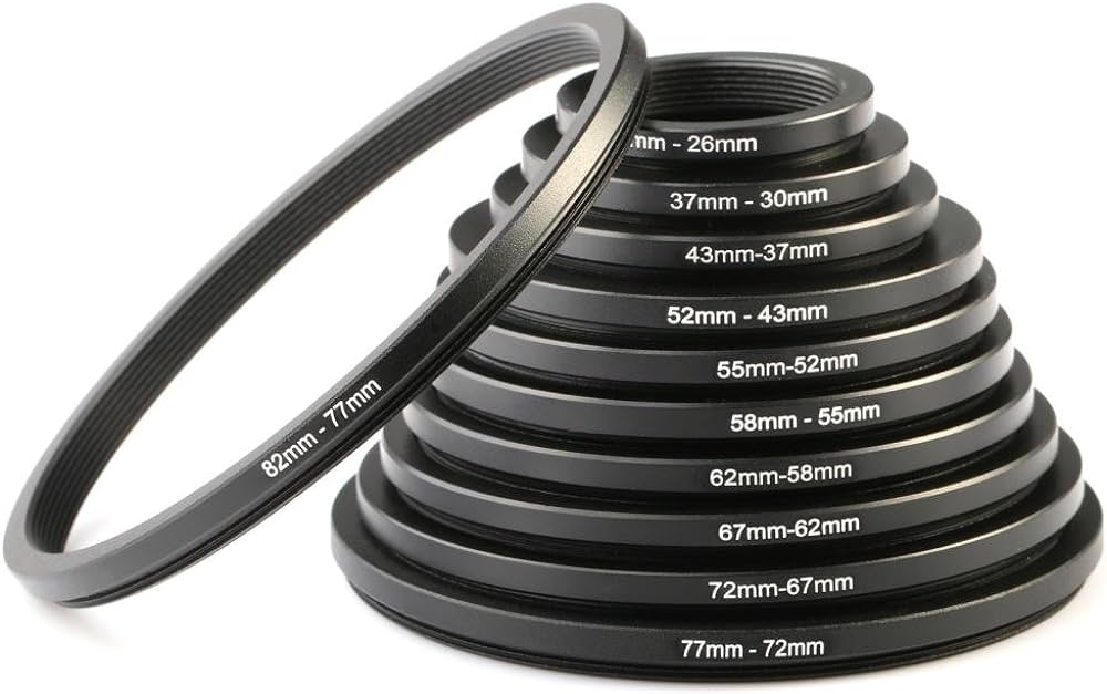 K&F Concept 11 in 1 Step Up Ring Set0