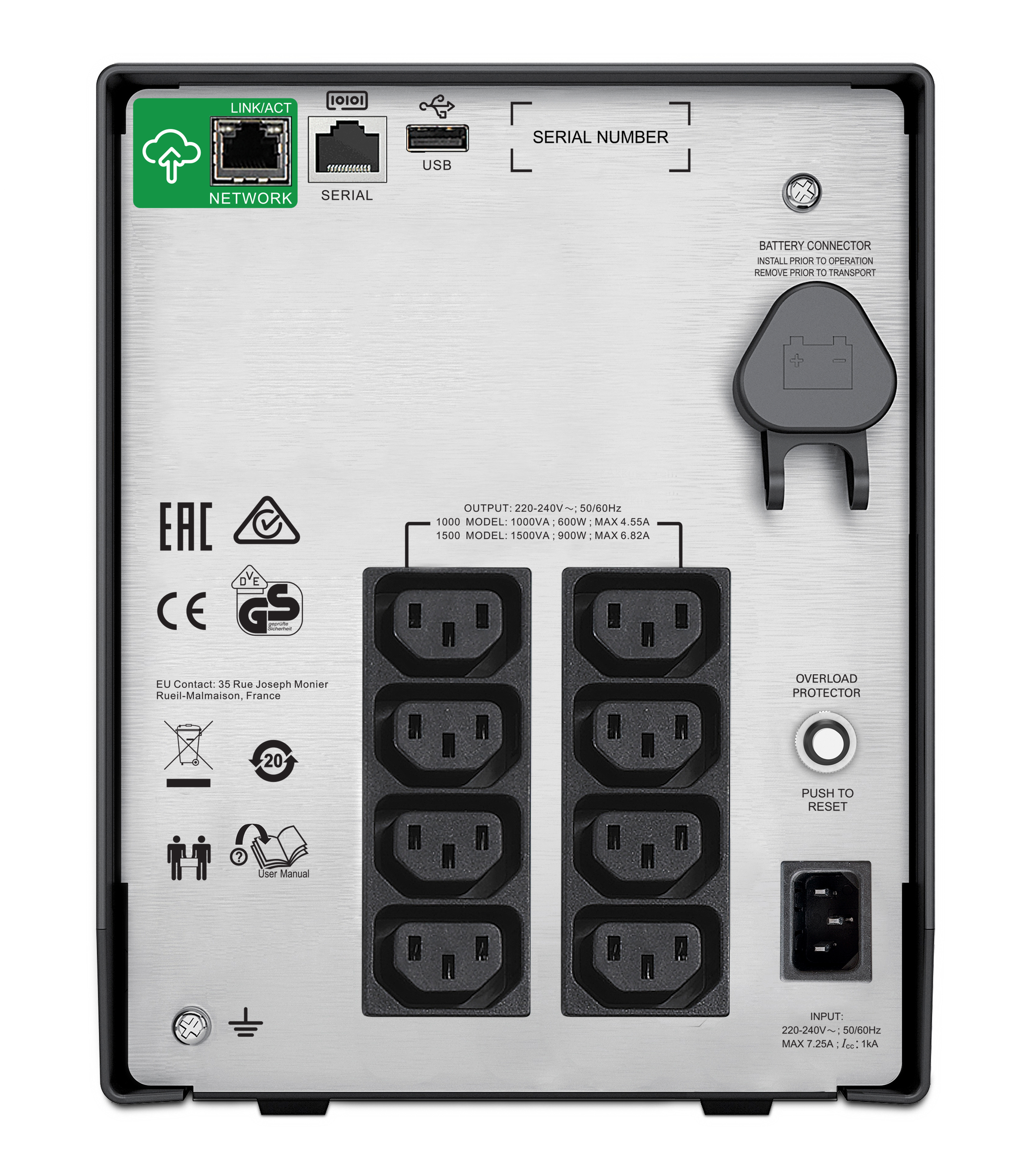 APC SMART-UPS C 1000VA LCD 230V WITH SMARTCONNECT- SMC1000IC3