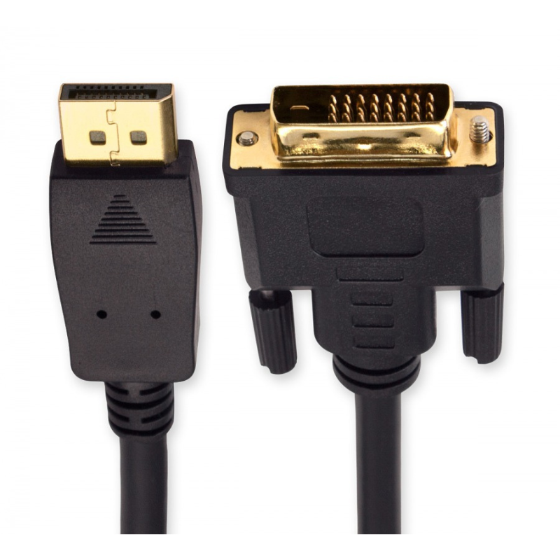 Generic HDMI Male to DVI Male Gold Plated Cable 2.0M Black3