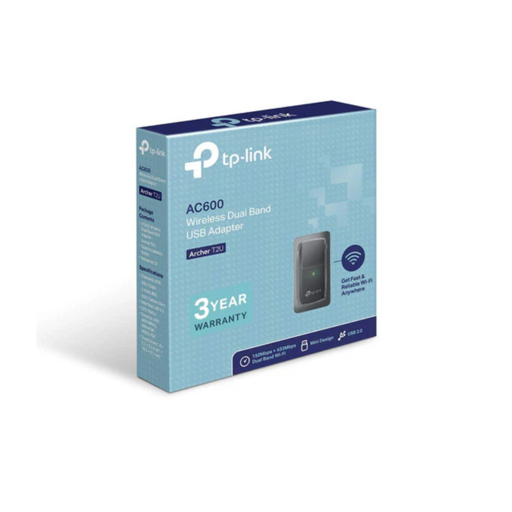 TP-Link AC600 Wireless Dual Band USB Adapter – TL-ARCHER T2U