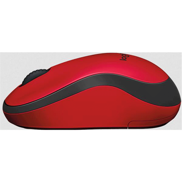 Logitech Wireless Mouse Silent M220 - Red (910-004880)3
