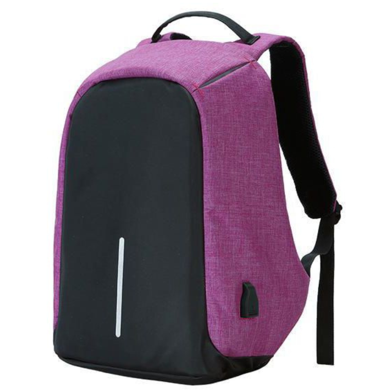 Securepack™ Best Anti-Theft USB Charging Travel Backpack Purple4
