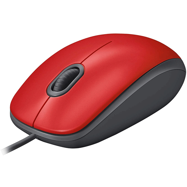 Logitech USB Silent Mouse M110S - Red (910-005489)2
