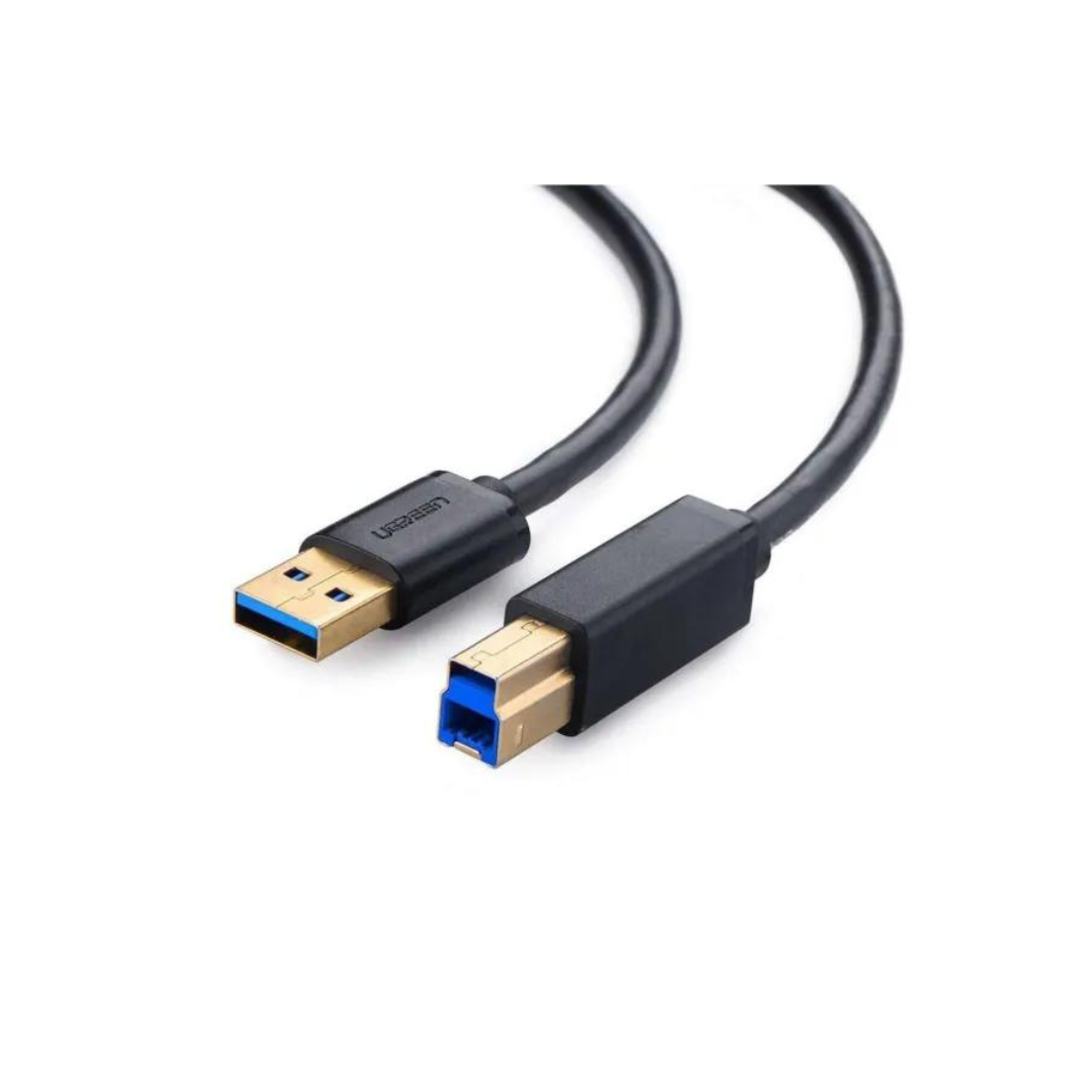 UGREEN USB 3.0 AM to BM Print Cable 2m Black - US2102