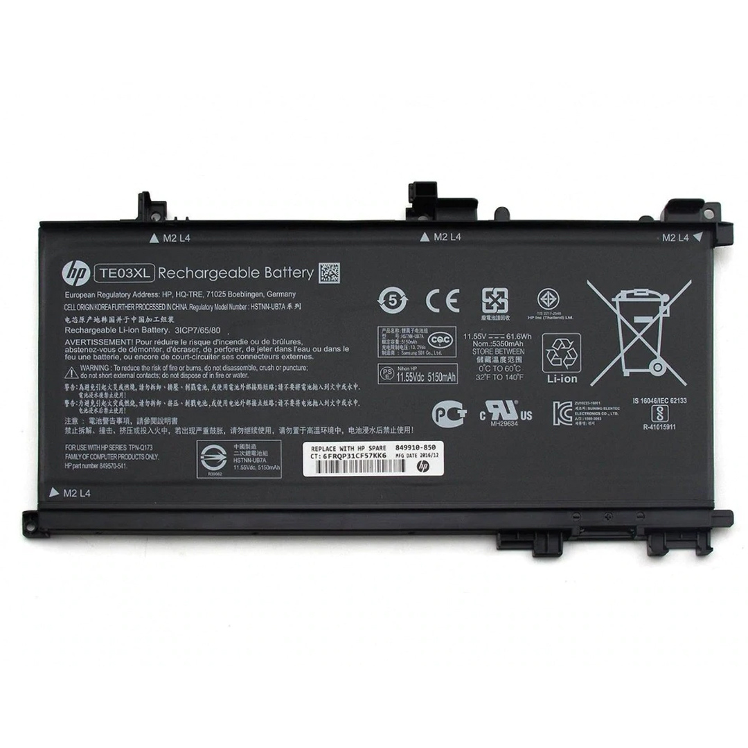 11.55V 61.6WH HP Pavilion 15-bc050nw battery- TE03XL2