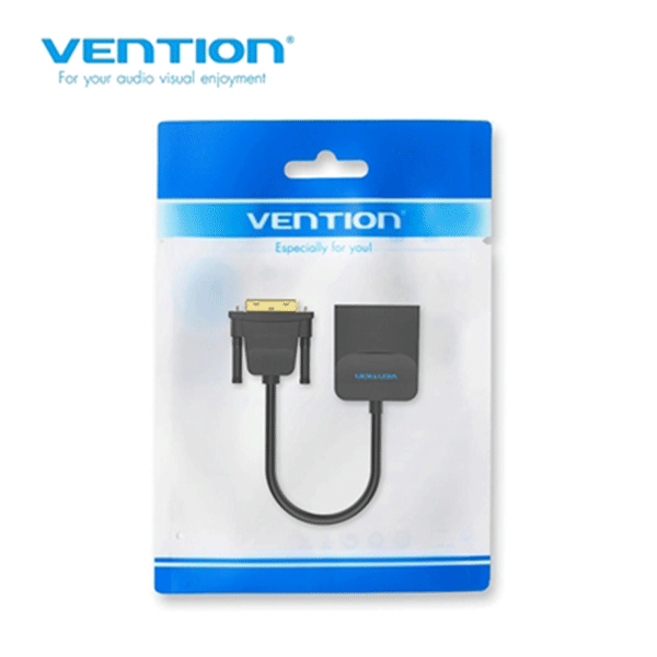 Vention DVI to VGA Converter 0.15M Black Metal Type - EBBBB0
