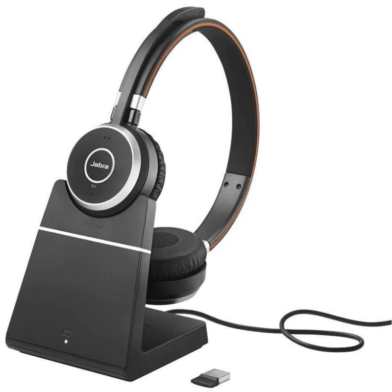 Jabra Evolve 65 With Charging Stand MS Stereo Wireless Headset - 6599-823-399