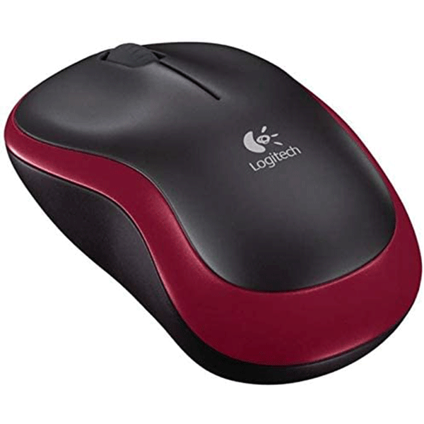 Logitech Wireless Mouse M185 - Red (910-002237)3