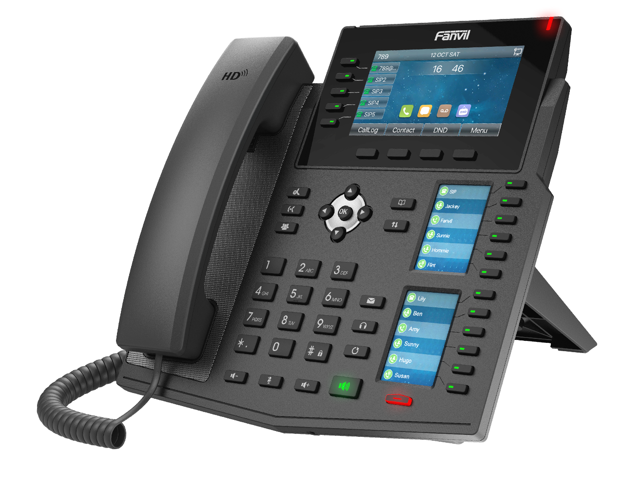 Fanvil X6U 6-Line Gigabit IP Phone – Premium VoIP Power3