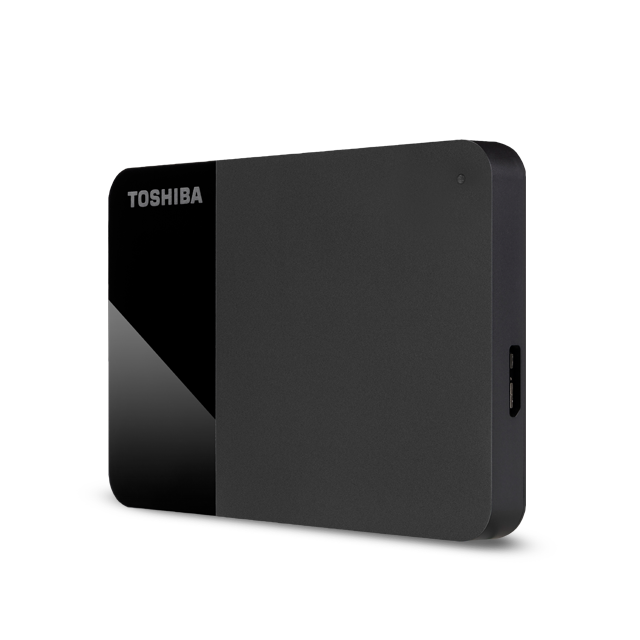 Toshiba External Canvio Ready 4TB; USB 3.2 Gen 1 (USB 2.0 compatible) - Black (HDTP340EK3CA)