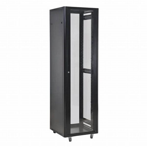 Generic 22U Networking Cabinet With Glass 600 x 600