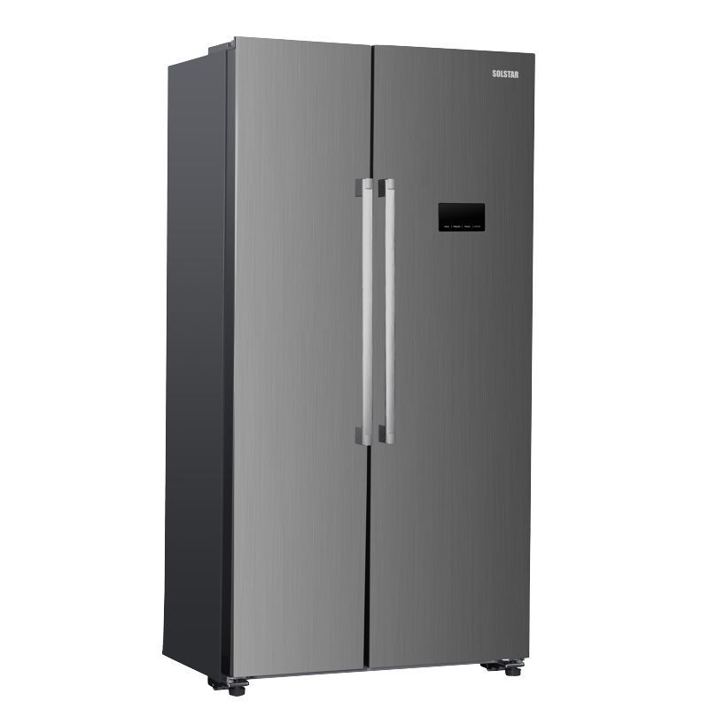 SOLSTAR RF/616 Side by Side No Frost Fridge – Silver0