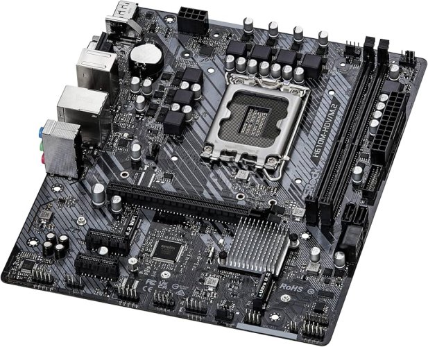 Custom Gaming Desktop PC, ASRock H610M-HDV M.2 R2.0 Motherboard, Intel Core i5-12400F Processor, DeepCool AG300 92mm CPU Air Cooler, TeamGroup T-Force Delta RGB 16GB (2x8GB) DDR4 3200MHz RAM White, Kingston NV2 1TB PCIe NVMe M.2 SSD, MSI GeFor2