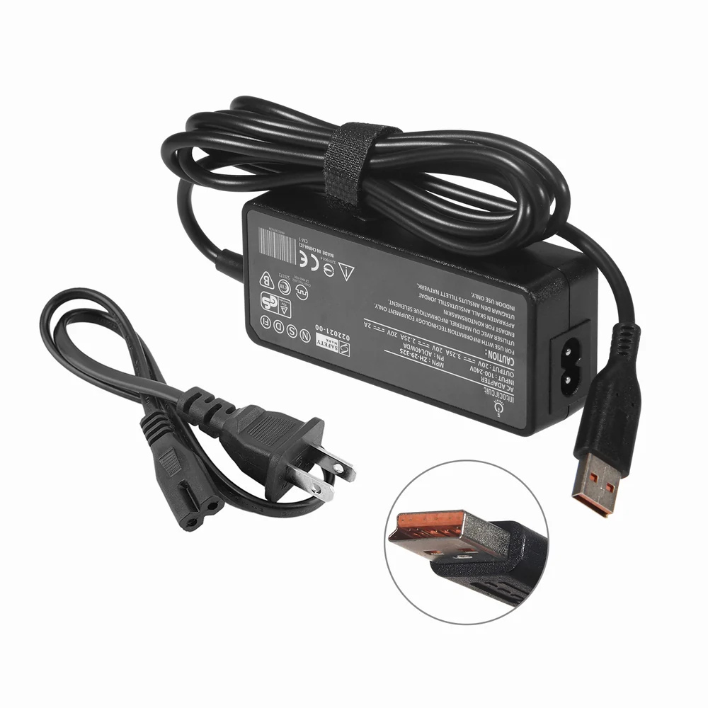 Charger for Lenovo Yoga 310-11IAP  20V 3.25A  65W 0