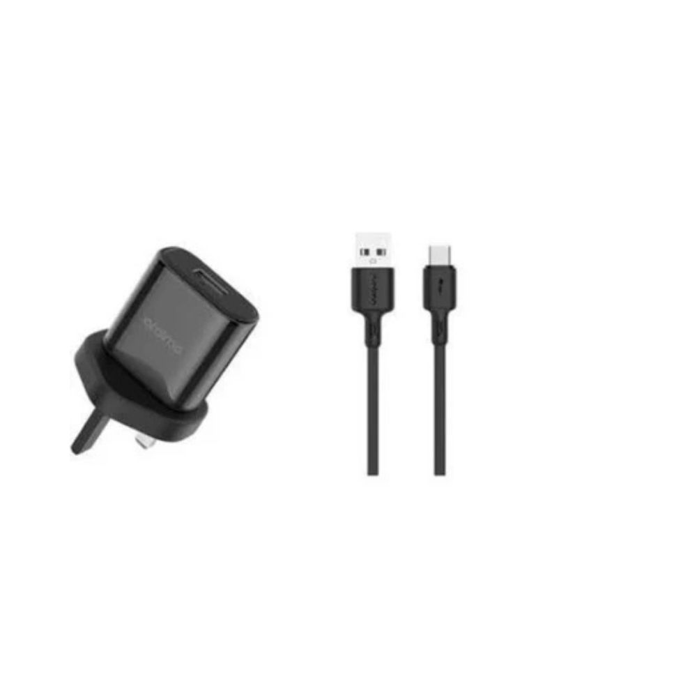 Oraimo CU-60ZR+CD-52BR Charger Kit UK 2A Black