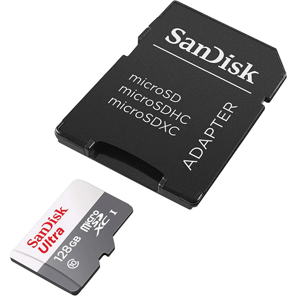 SanDisk MicroSD CLASS 10 100MBPS 128GB with Adapter (SDSQUNR-128G-GN3MA)4
