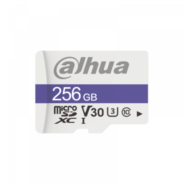 Dahua 256GB Class C10, U3, V30 MicroSD Card- DHI-TF-C100/256GB0