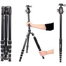 Caisi DV1800D Heavy‑Duty Aluminum Video Tripod2