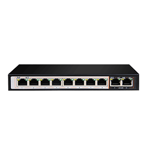 8GE PoE+ 2GE Uplink 250m PoE Switch (DGS-F1010P)